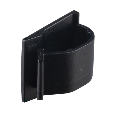 Clip de Nylon 6.6 con Adhesivo, Para Cables de Hasta 15.8 mm de Diámetro, Uso Interior Exterior, Color Negro, Paquete de 100pz
