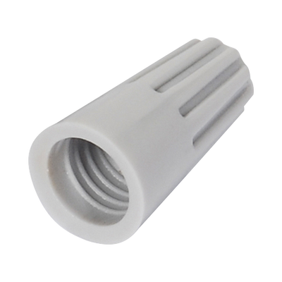 Capuchón roscable   18 AWG   Gris   Paquete de 25 piezas.