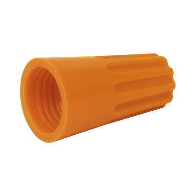 Capuchón roscable   12 AWG   Naranja   Paquete de 25 piezas.