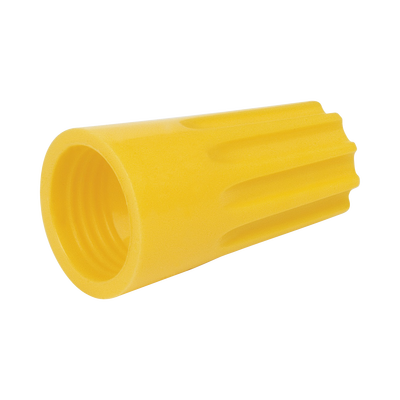 Capuchón roscable   10 AWG   Amarillo   Paquete de 25 piezas.