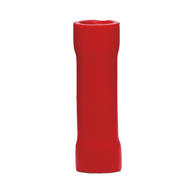 Conector a tope aislado   22 - 16 AWG   Rojo   Paquete de 25 piezas