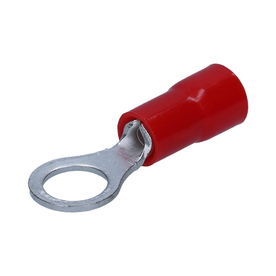 Terminal tipo ojo   3   16"   22 - 16 AWG   Rojo   Paquete de 25 piezas.
