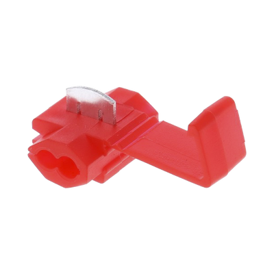 Terminal tipo almeja   22 - 18 AWG   Rojo   Paquete de 25 piezas.