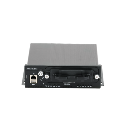 NVR Móvil de 8 Canales de 2 Megapixel   4 Puertos PoE   2 Bahías de Disco Duro   Incluye Modulo GPS   conector RJ45