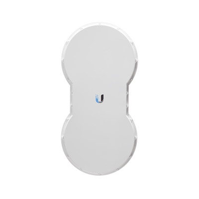 Radio de Backhaul de alta capacidad full duplex, tecnología airFiber hasta 1.2 Gbps, 5 GHz (5470 - 5950 MHz) con antena integrada de 23 dBi