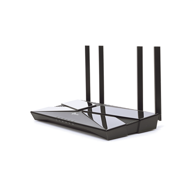 Router WiFi 6 AX 1500Mbps   MU-MIMO 2X2 y OFDMA   1 Puerto WAN 10 100 1000 Mbps   4 Puertos LAN 10 100 1000 Mbps   4 Antenas Beamforming