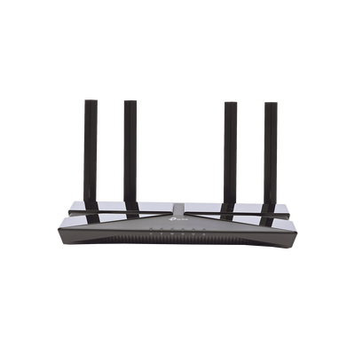 Router WiFi 6 AX 1500Mbps   MU-MIMO 2X2 y OFDMA   1 Puerto WAN 10 100 1000 Mbps   4 Puertos LAN 10 100 1000 Mbps   4 Antenas Beamforming