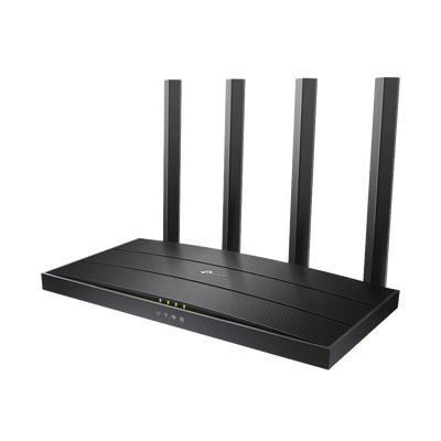 Router WiFi 6 AX 1500Mbps   MU-MIMO 2X2 y OFDMA   1 Puerto WAN 10 100 1000 Mbps   3 Puertos LAN 10 100 1000 Mbps   4 Antenas   Conexión Inalámbrica OneMesh
