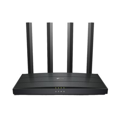 Router WiFi 6 AX 1500Mbps   MU-MIMO 2X2 y OFDMA   1 Puerto WAN 10 100 1000 Mbps   3 Puertos LAN 10 100 1000 Mbps   4 Antenas   Conexión Inalámbrica OneMesh