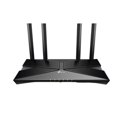 Router WiFi 6 doble banda AX 3000 Mbps    MU-MIMO y OFDMA   1 Puerto WAN 10 100 1000 Mbps   4 Puertos LAN 10 100 1000 Mbps   4 Potentes Antenas.