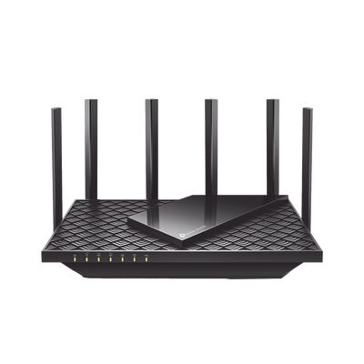 Router Triple Banda WiFi 6E   AX5400 MU-MIMO   1 Puerto WAN 1 10 100 1000 Mbps   4 Puertos LAN 10 100 1000 Mbps   1 puerto USB 3.0   6 antenas de alta ganancia   OneMesh ™