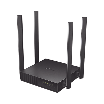 Router Inalámbrico doble banda AC, 2.4 GHz y 5 GHz Hasta 1200 Mbps, 4 antenas externas omnidireccional, 4 Puertos LAN 10 100 Mbps, 1 Puerto WAN 10 100 Mbps, Versión 6
