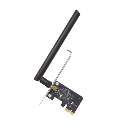 Adaptador  PCI inalámbrico doble banda AC 600 Mbps   Antena de alta ganancia   Tecnología MU-MUMO   Seguridad WPA3   Soporte de perfil bajo y Altura completa