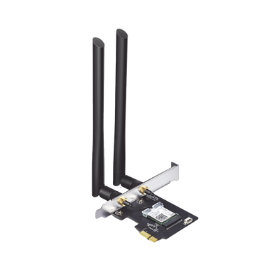 Adaptador PCIe inalámbrico doble banda AC 1200 Mbps   Antena de alta ganancia   Tecnología MU-MUMO 2X2   Soporte de perfil bajo y Altura completa   Bluetooth 4.2