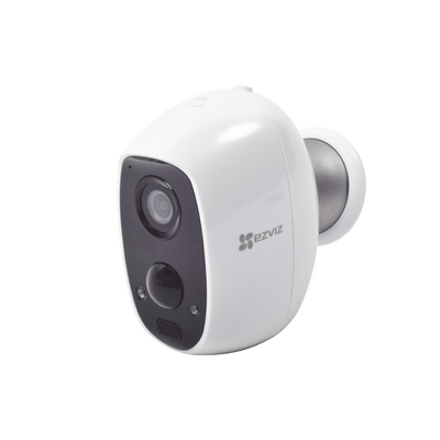Cámara IP Wi-Fi   Con Batería Recargable (Cero Cables)   2 Megapíxel    Sensor PIR    Uso en Exterior Con Protección   Grabación en la Nube   Ranura Para microSD