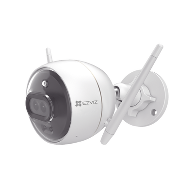 Bala IP 2 Megapíxel   Wi-Fi    Doble Lente   COLORES EN OSCURIDAD   Deteccion de Personas o Vehículos    Cruce de Línea   Intrusión a un área   Audio de dos vías   Luz Estroboscópica   Sirena   MicroSD