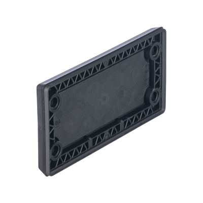 Pasacables Rectangular de Membrana, IP66, 3.39" x 1.42", 12 orificios, para Cables no Terminados. Color Negro