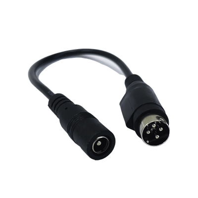 Adaptador Universal DC Hembra a Minidin 4 Pines Macho   Recomendado para DVR´s epcom   HIKVISION