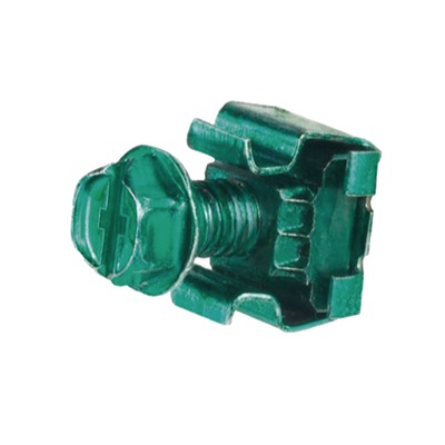 KIT 4 Tuercas Enjauladas No. 12-24, 4 Tornillos Rosca 1 2" Verde.