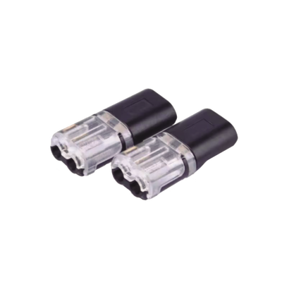 Bolsa con 25 conectores   Enchufables   Para 2 cables   compatibles en calibre 22 al 18 AWG