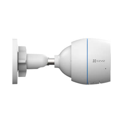 Bala IP 2 Megapíxel   Wi-Fi    Micrófono integrado   Visión 106°   Detección de movimiento   Notificación Push   Ranura Para Memoria   Uso en Exterior