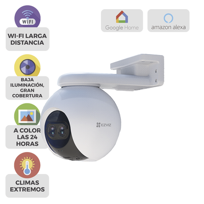 PT IP 2 Megapíxel   Wi-Fi   Detección Humana   Lente Dual   Visión Nocturna en Color   Cobertura Visual 360°   Notificación Push    Ranura para Memoria 512 GB