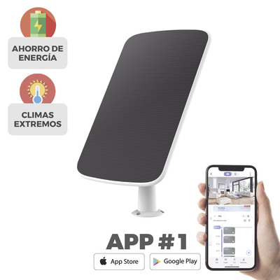 Panel Solar Conector tipo C   Para Recargar Cámaras de Batería   Compatible con CS-EB8 4G   CS-HB8   CS-EB3   CS-BC1C