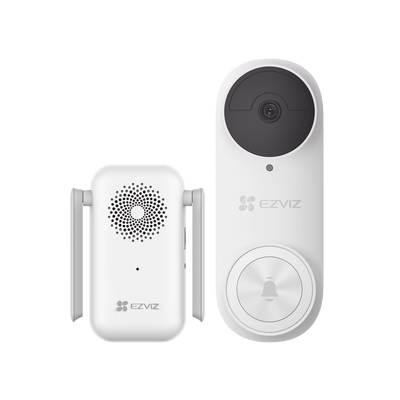 Timbre con Cámara Wi-Fi (Doorbell) de Batería Recargable    Libre de Cables   Uso Exterior Con Protección (IP65)   Cámara 3 Megapíxel   Llamada a la App   Incluye Timbre Para Interior Con Timbres Seleccionables   Ranura