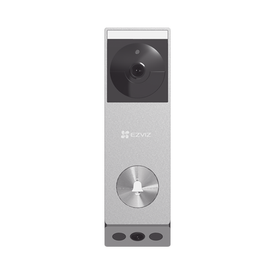 Doorbell de Batería Recargable con Transformador de 5Vcc o Panel Solar (Incluye Panel)   3 megapíxel   Doble Lente   Protección IP65   Audio de Dos Vías