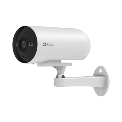Cámara Exterior Inteligente Color Night Vision   (2K)    AI Detección Humana y Vehicle   H.265   Vision Nocturna a Color   IP67   PoE   Audio Bidireccional   Luz y Sirena