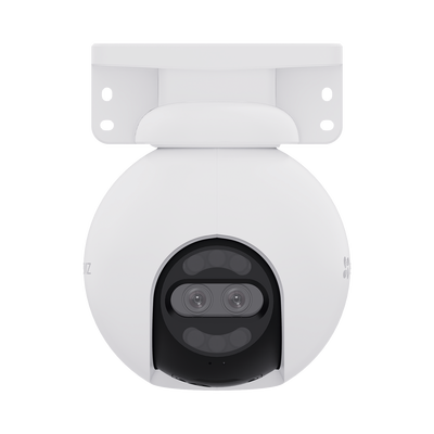 Cámara PT   Wi-Fi   Lente Dual   Panorámica 360°   Resolución 4K   Visión Nocturna ColorFULL    IA Detección de Humanos y Vehiculos   Alarma con Sirena y Luz   IP65