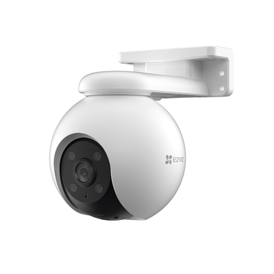 PT WiFi   (3K) 5MP   Visión 360°   Detección humana   Detección de Vehiculo   Sirena   Luz Parpadeante   Colores en Oscuridad   Micro SD   Presets   Autoseguimiento   Exterior