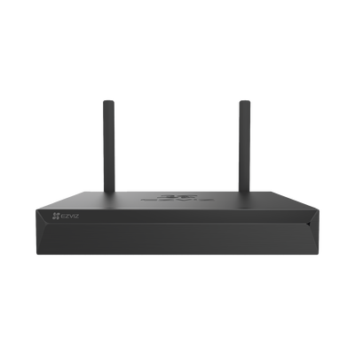 NVR Inalámbrico 8 canales   Cámaras 3K   Salidas HDMI y VGA    Tecnología H.265   Almacenamiento Expandible hasta 8TB