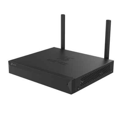 NVR Inalámbrico 8 canales   Cámaras 3K   Salidas HDMI y VGA    Tecnología H.265   Almacenamiento Expandible hasta 8TB