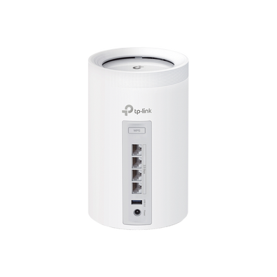 Router Inalámbrico MESH Interior para Hogar   Triple Banda Wi-Fi 7 BE9300 Mbps   2 Puerto 2.5 Gigabit WAN LAN   4 Antenas Internas   Operación Multi-Link MLO   Administración Mediante la App Deco (iOS, Android)   HomeShield