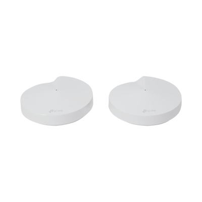 Kit 2 Routers Inalámbricos MESH Interior para Hogar   Doble Banda Wi-Fi 5 AC1300 Mbps   2 Puerto Gigabit WAN LAN   4 Antenas Internas   Administración Mediante la App Deco (iOS, Android)   Protección HomeCare