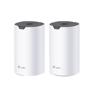 Kit 2 Routers Inalámbricos MESH Interior para Hogar   Doble Banda Wi-Fi 5 AC1900 Mbps   3 Puerto Gigabit WAN LAN   3 Antenas Internas   Administración Mediante la App Deco (iOS, Android)