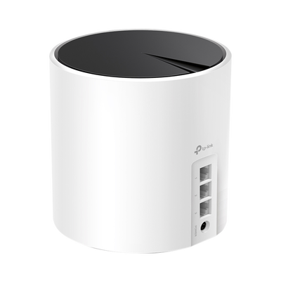 Kit 3 Routers Inalámbricos MESH Interior para Hogar   Doble Banda Wi-Fi 6 AX3000 Mbps   3 Puerto Gigabit WAN LAN   2 Antenas Internas   Administración Mediante la App Deco (iOS, Android)   Protección HomeShield