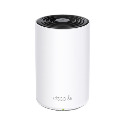 Router Inalámbrico MESH Interior para Hogar   Triple Banda Wi-Fi 6E AX5400 Mbps   3 Puerto Gigabit WAN LAN   4 Antenas Internas   Administración Mediante la App Deco (iOS, Android)   Protección HomeShield