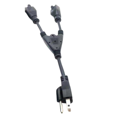 Cable con derivación Vca   1 Entrada macho Vca   2 salidas hembra Vca