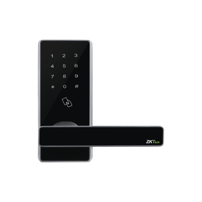 Cerradura Bluetooth con Lector de tarjetas y Teclado Táctil   Compatible con APP DE SMARTPHONE   Códigos para VISITANTES remotos  Estándar americano (fácil instalación)   100 tarjetas y Contraseñas
