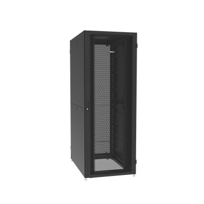 Gabinete Net-Verse para Centros de Datos, 45UR, 800mm de Ancho, 1000mm de Profundidad, Fabricado en Acero, Color Negro