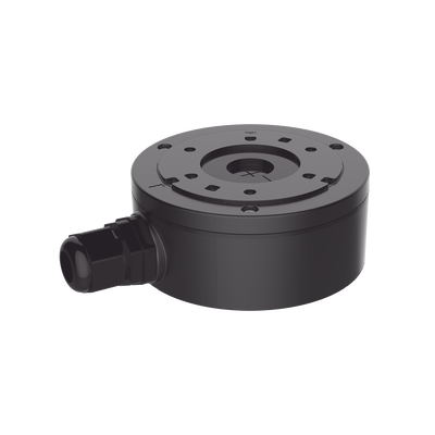 Caja de Conexión de Metal Color Negro   Exterior IP66   Compatible con DS-2CD1043G2-LIUF BLACK & DS-2CD2043G2-I(U)(BLACK)