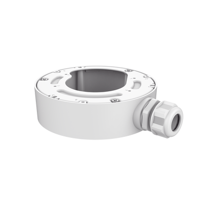 Caja de Conexión   Compatible con cámaras Fisheye IP   DS-2CD63C5G1-IVS y DS-2CD6365G1-IVS   Uso en Exterior
