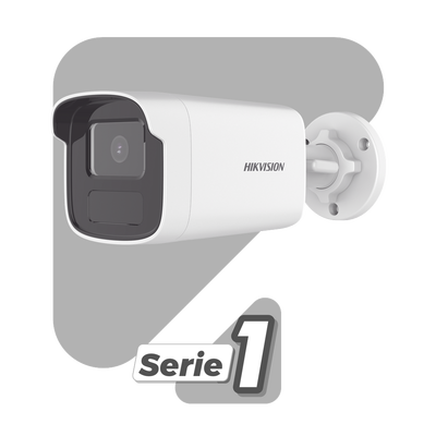 [Dual Light] Bala IP 4 Megapíxel   Lente 4 mm   50 Mts IR + 50 mts Luz Blanca   ACUSENSE Lite (Detección de Humanos y Vehiculos)   Exterior IP67   WDR 120 dB   PoE