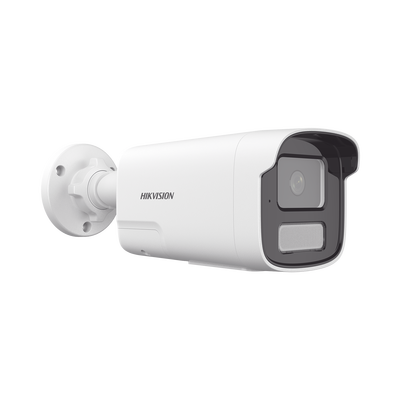 [PROTECCIÓN ACTIVA] Bala IP 4 Megapíxel   ACUSENSE Lite (Detección de Humanos y Vehiculos)   Lente 4 mm   Audio de Dos Vías    Luz Intermitente y Alerta de Audio   50 Mts IR EXIR 2.0   Exterior IP67   WDR 120 dB   PoE