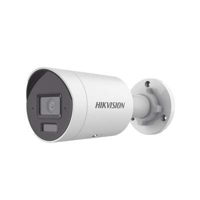 [Dual Light + 2 Micrófonos Integrados] Bala IP 8 Megapixel (4K)   Lente 2.8 mm   40 mts Luz Blanca + 40 mts IR   ACUSENSE   Exterior IP67   WDR 120 dB   PoE    Micro SD   Metal   ACUSEARCH