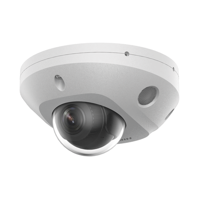 [Dual Light + 2 Micrófonos Integrados] Mini Domo IP 4 Megapixel   Lente 2.8 mm   30 mts Luz Blanca + 30 mts IR   ACUSENSE   Exterior IP67   IK08    WDR 120 dB   PoE   ONVIF   MicroSD   ACUSEARCH