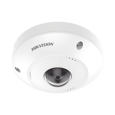 Fisheye IP 4 Megapixel   Panorámica 180° - 360°   Exterior IP67   IK10   PoE   Múltiples Vistas por iVMS-4200