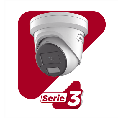 [ PROTECCIÓN ACTIVA ] Turret IP 4 Megapixel   Lente 2.8 mm   40 mts IR   Exterior IP67   Micrófono y Bocina Integrado (Audio de Dos Vías)   DARKFIGHTER   PoE   Luz Estroboscopica   ONVIF   Micro SD   4 Analíticos